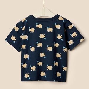 Amazon Essentials x Sofia Grainge Short Sleeve T-Shirt - Elephants (24M & 4T)